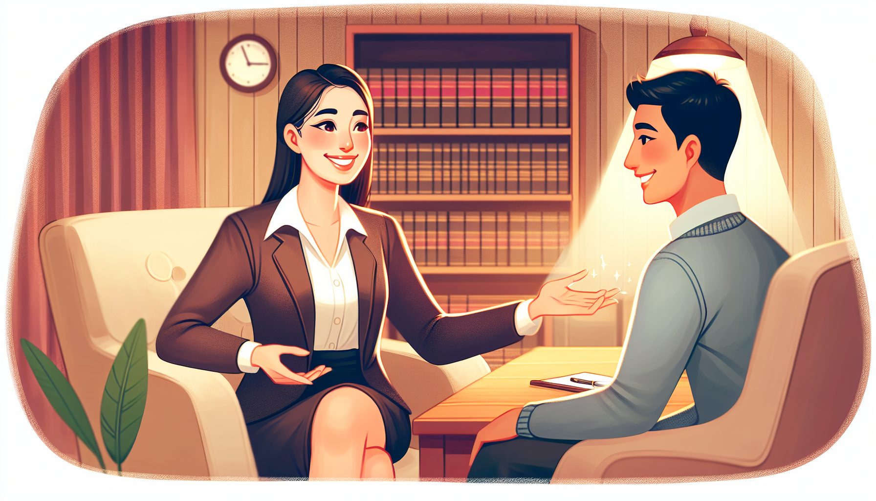 An illustration highlighting the importance of communication with a lawyer.