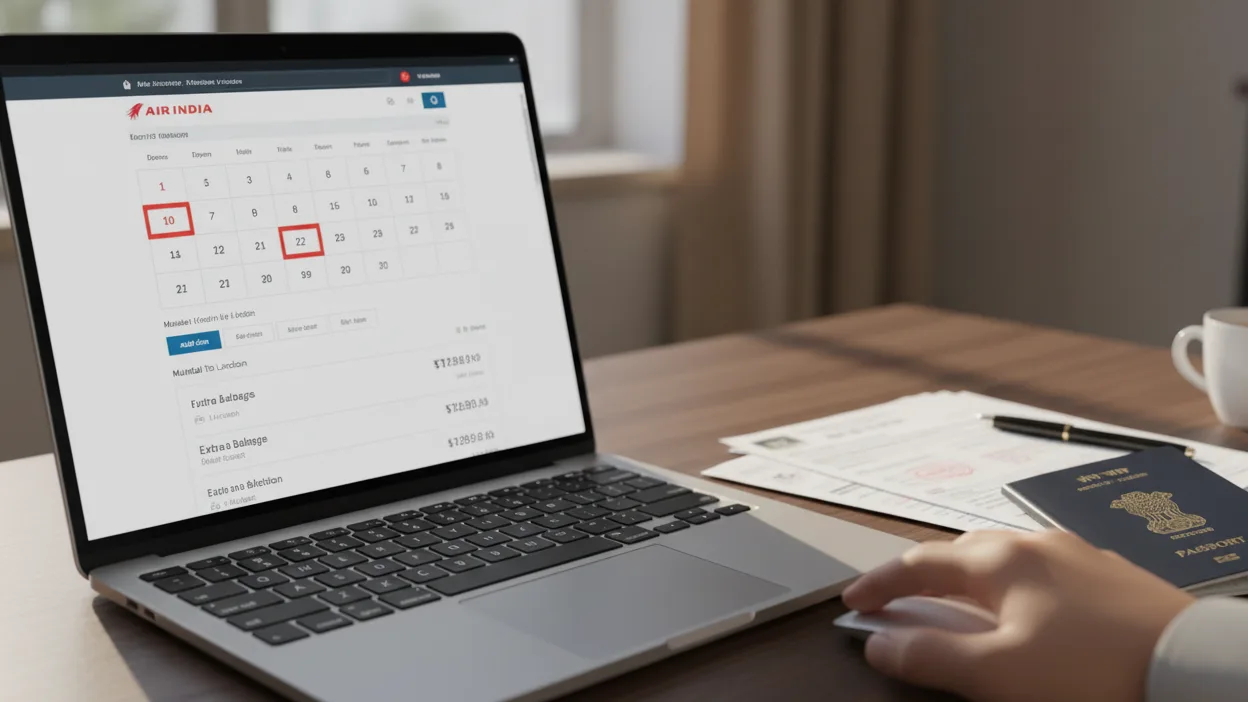 Air India fare lock as a dummy ticket option for visa safety