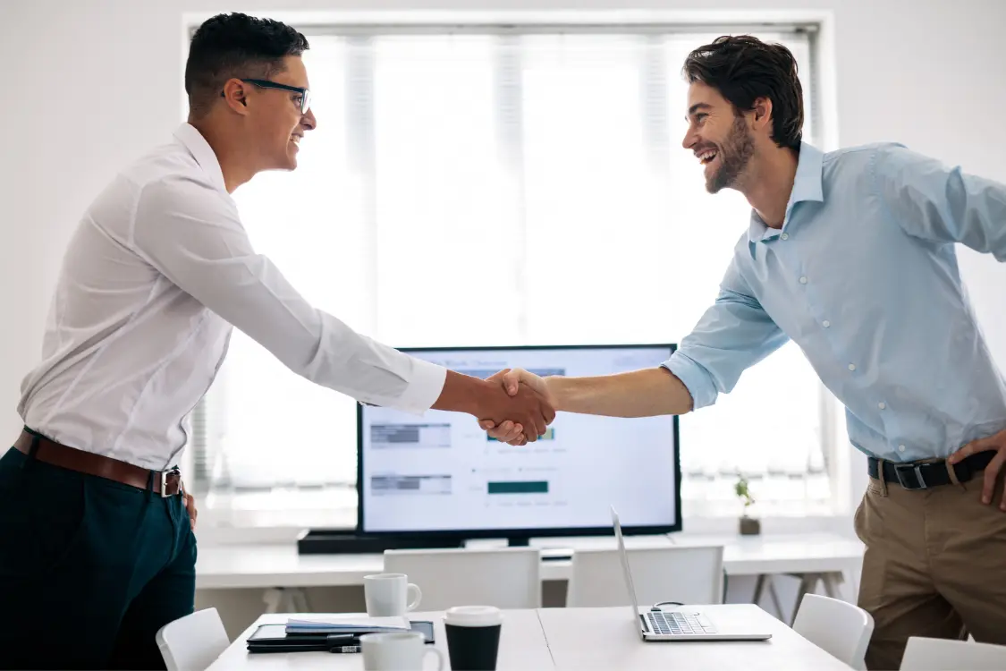 Broker using targeted outreach and buyer data to close a strategic business sale with a client