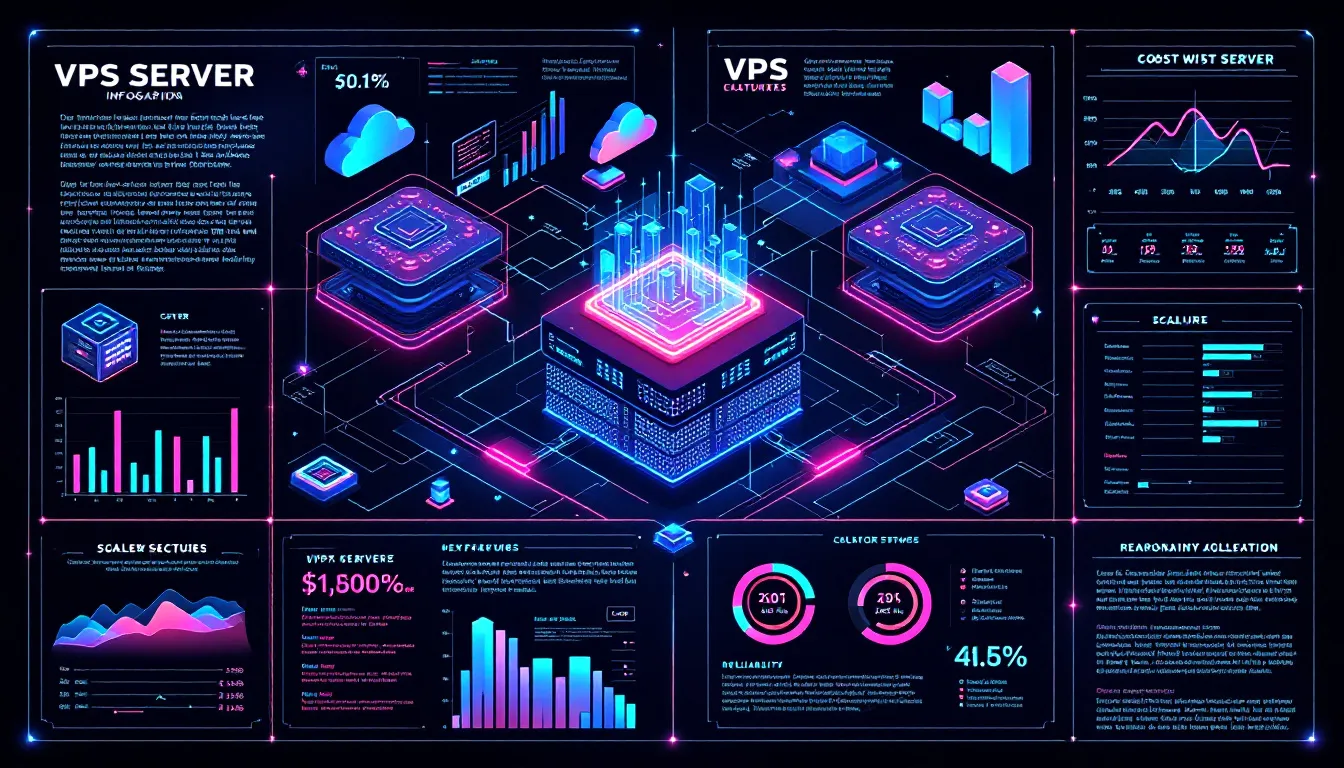 Koszty i ceny serwerów VPS w formie wykresu.