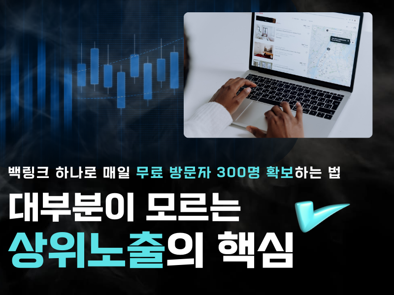 광고비 없이도 매일 300명이 찾아오는 사이트의 비밀