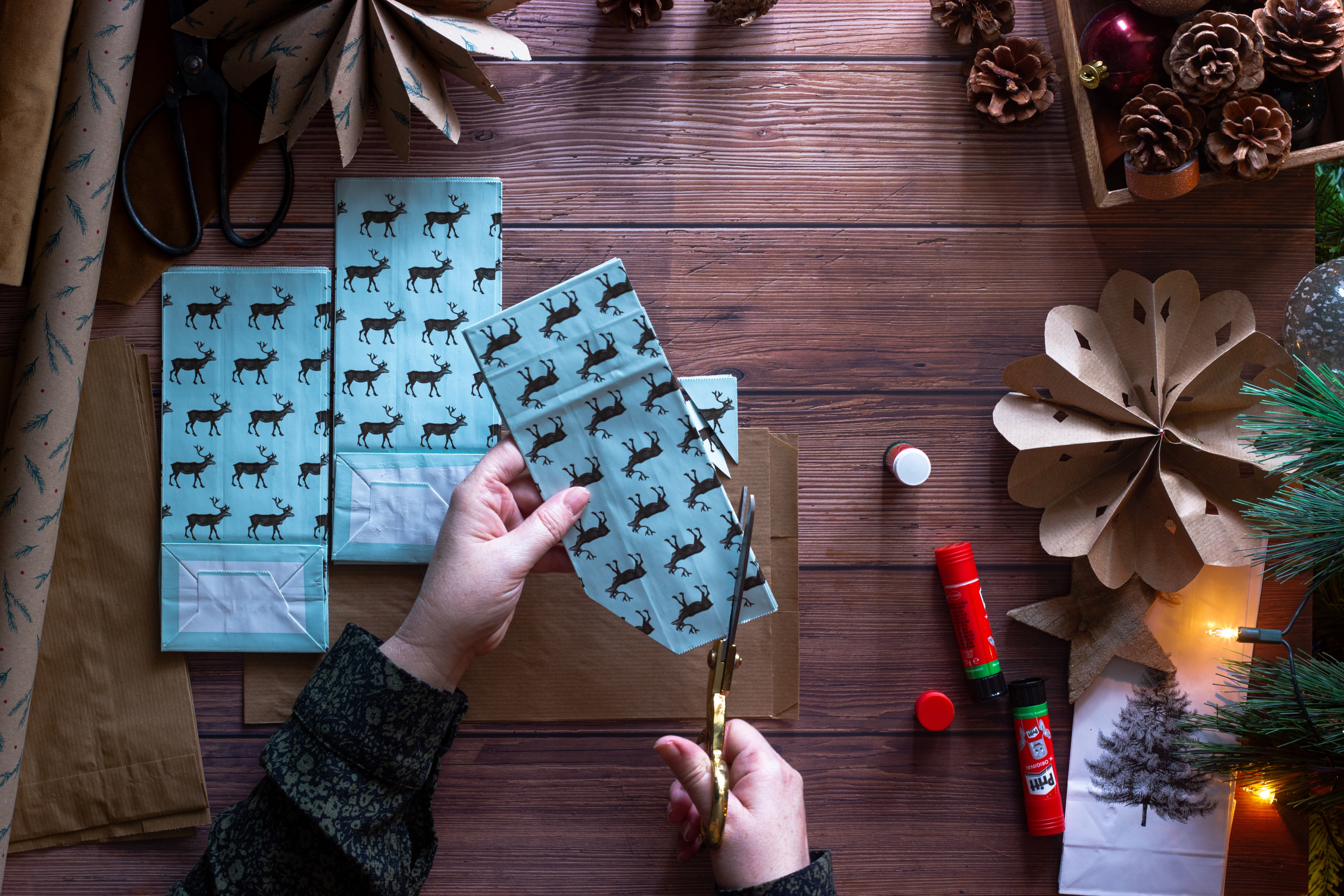 DIY Christmas decorations are a great family activity and add a personal touch to your home 