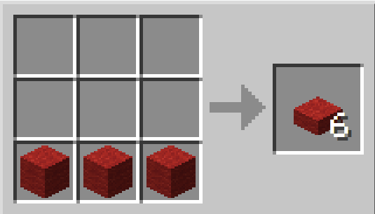 Wool Slabs Crafting Recipe