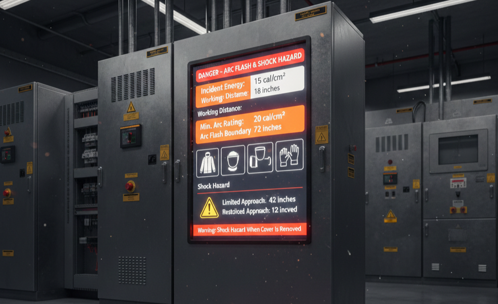 the 7 key elements of an arc flash signage label
