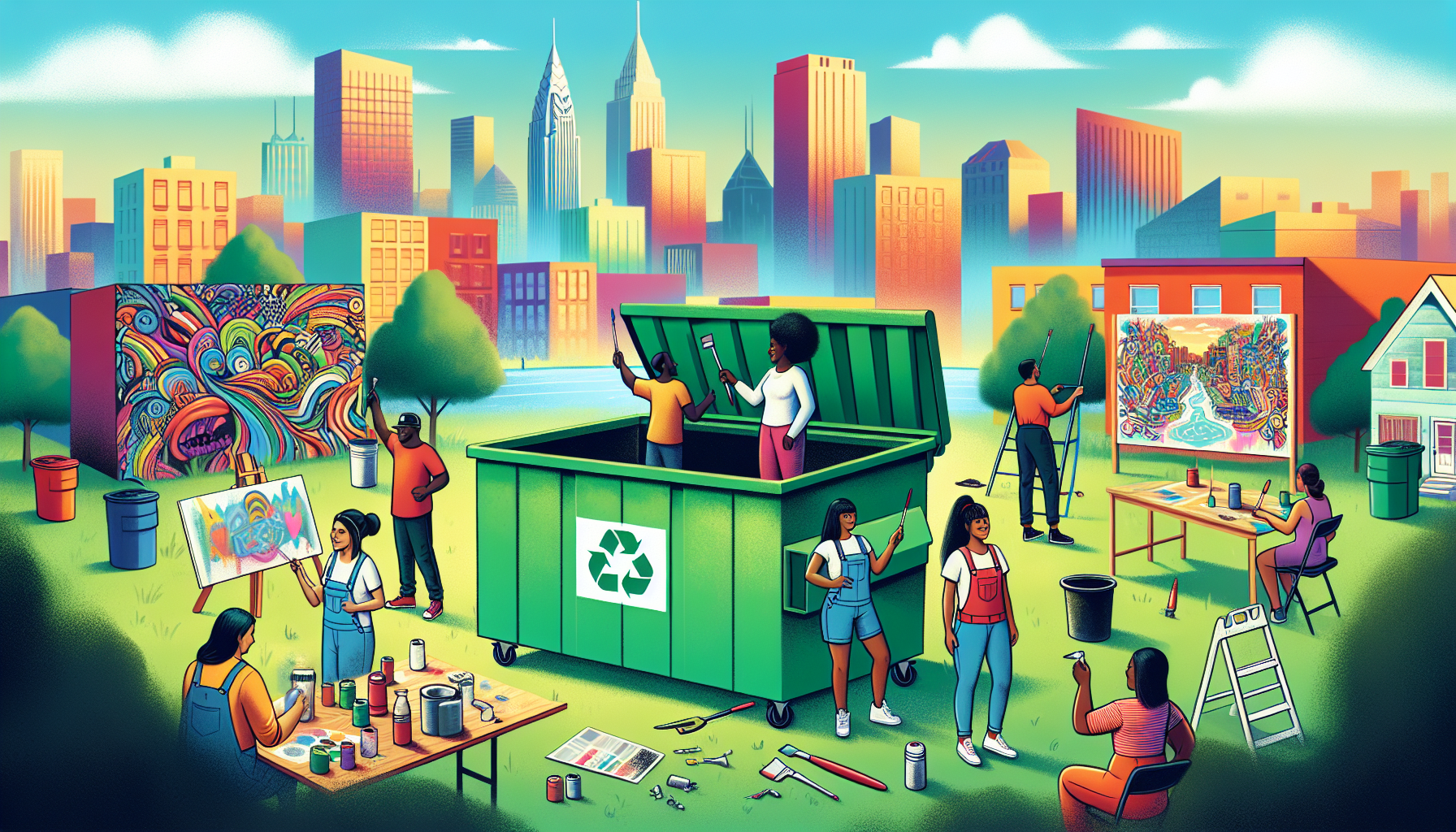 Dumpster rental for community projects in North Carolina