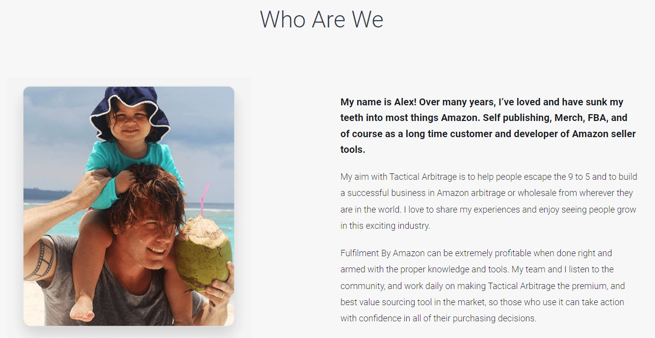 Tactical arbitrage founder