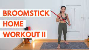 Broomstick Home Workout II - YouTube