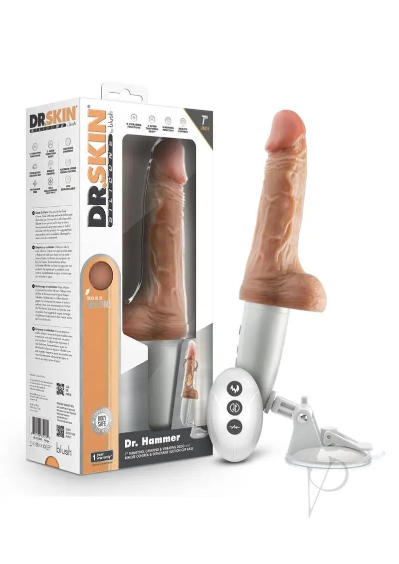 Dr. Skin Silicone Dr Hammer 7″ Thrust