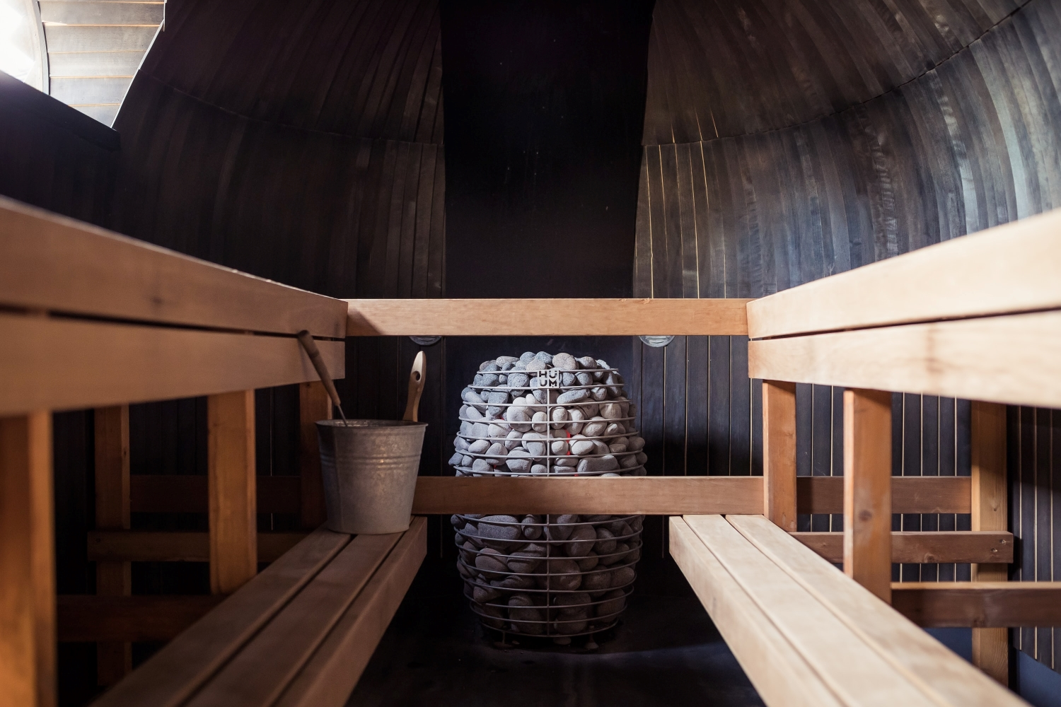 traditional Finnish sauna photo
