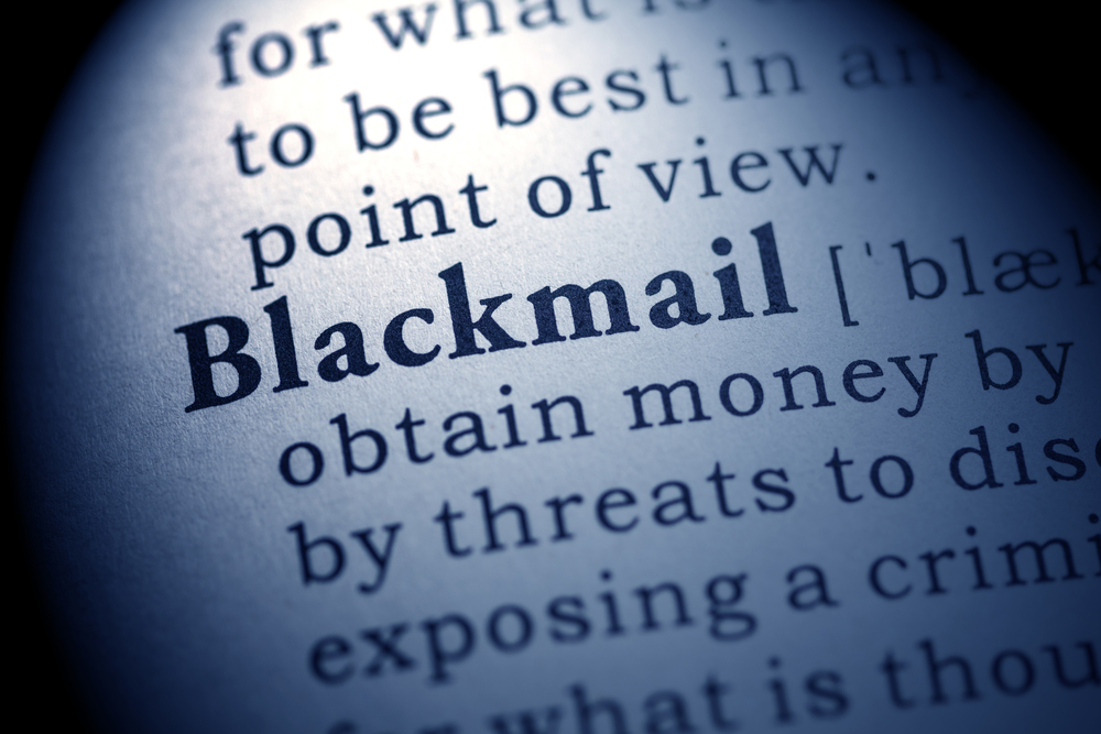 The blackmailing scam