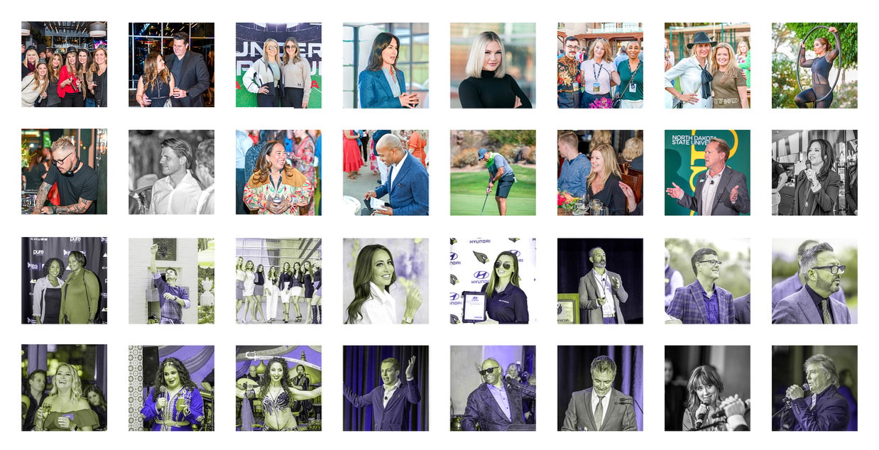 A collection of photography from corporate event photographers in Arizona.