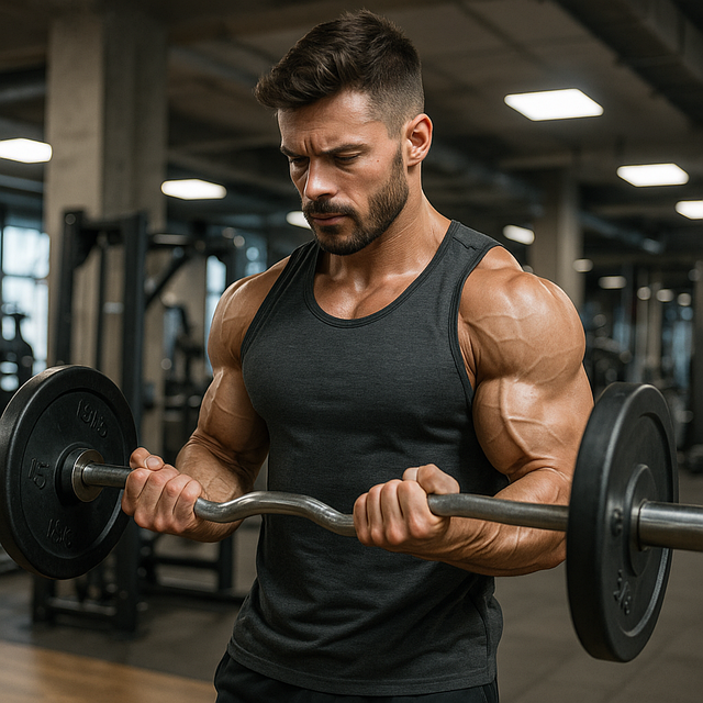 ai generated, man, fitness, exercise, academy, training, sports, muscles