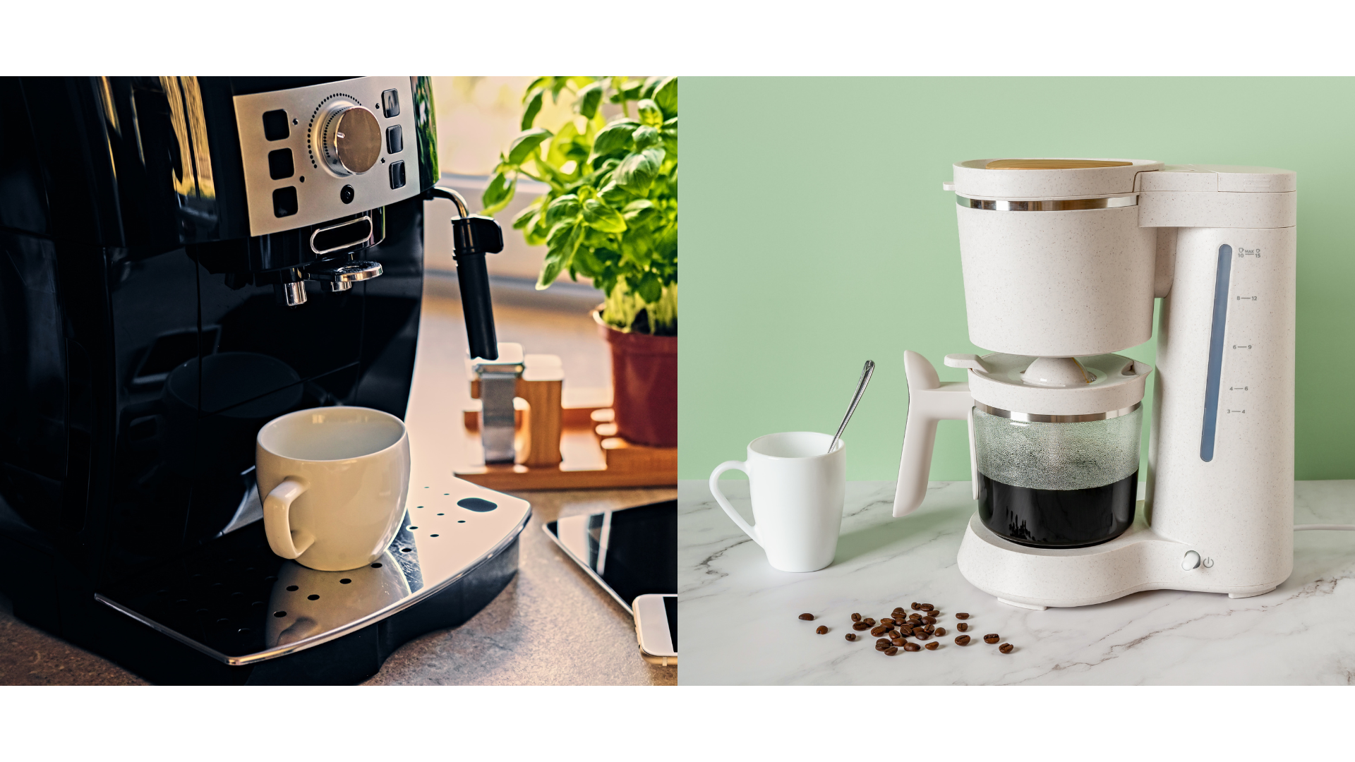 Espresso Machines vs. Drip Coffee Makers