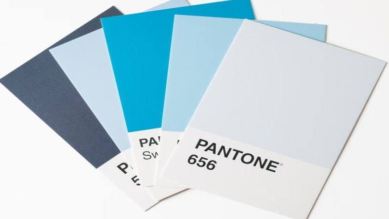 pantone color swatches