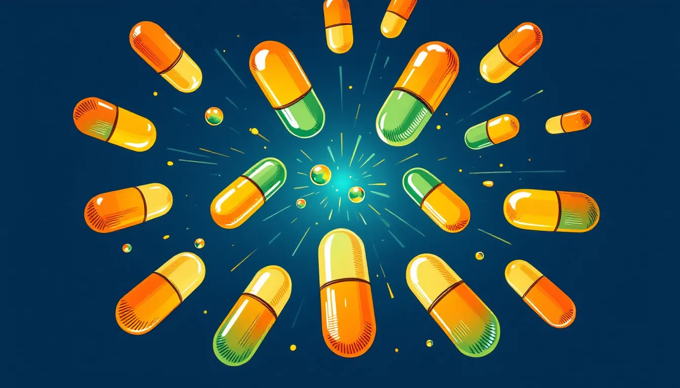 Top Vitamins for Memory: Boost Your Brain Health Today 4 A close-up of vitamin E capsules that provide antioxidant power for brain health.