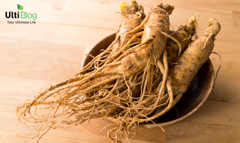Ginseng in a post about herbs good for liver