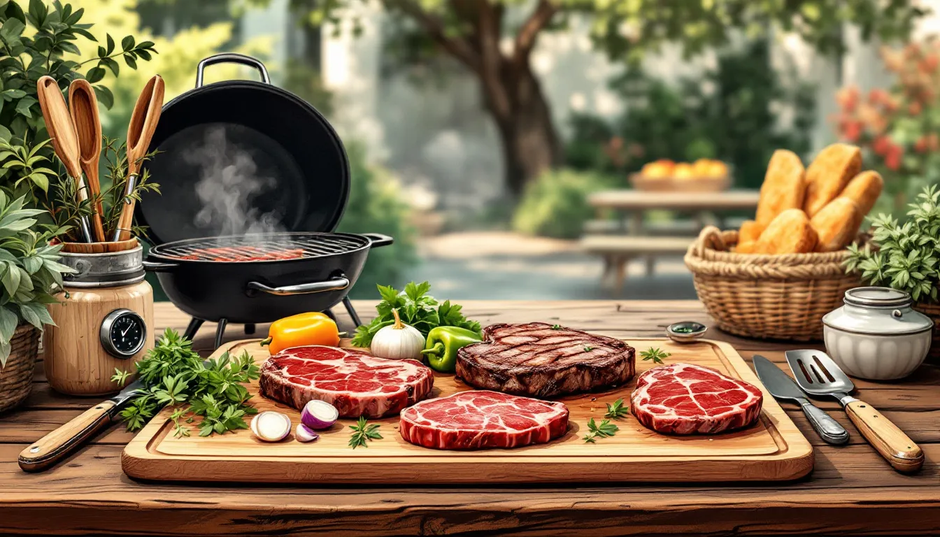 Outdoor cooking gear for grilling enthusiasts.
