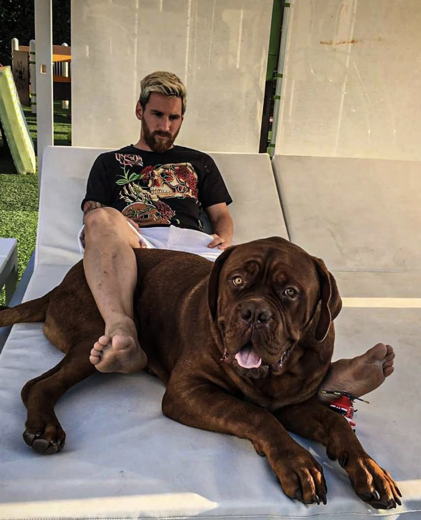 Messi and his dog