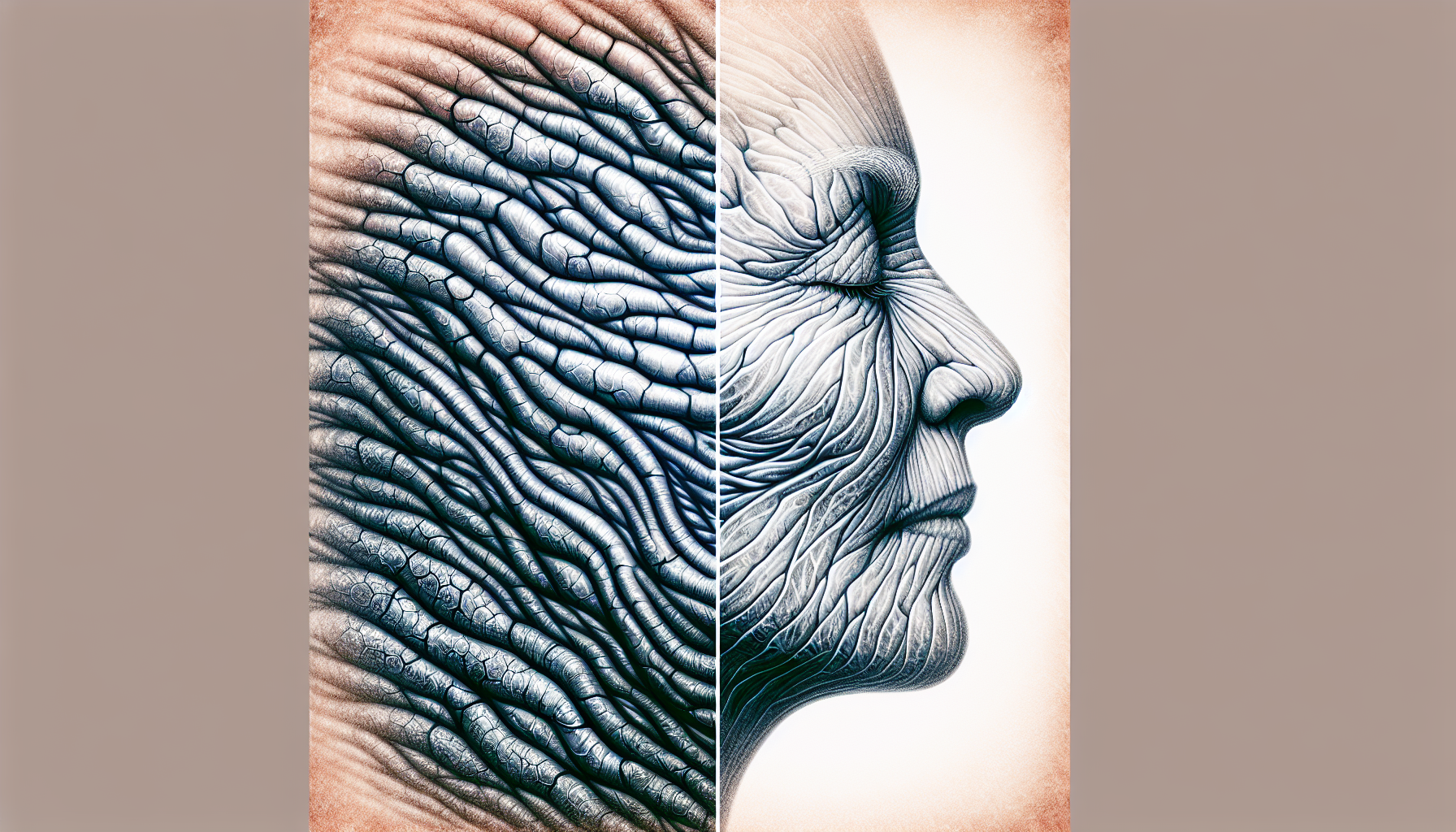 Illustration of fine lines and wrinkles