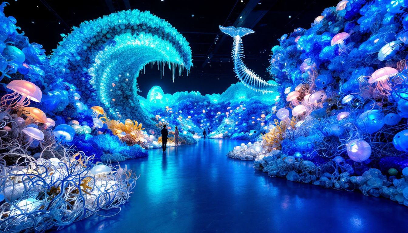 An overview of the ocean blue project's mission to protect marine life.