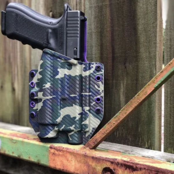 Image of an Outside the Waistband (OWB) holster.