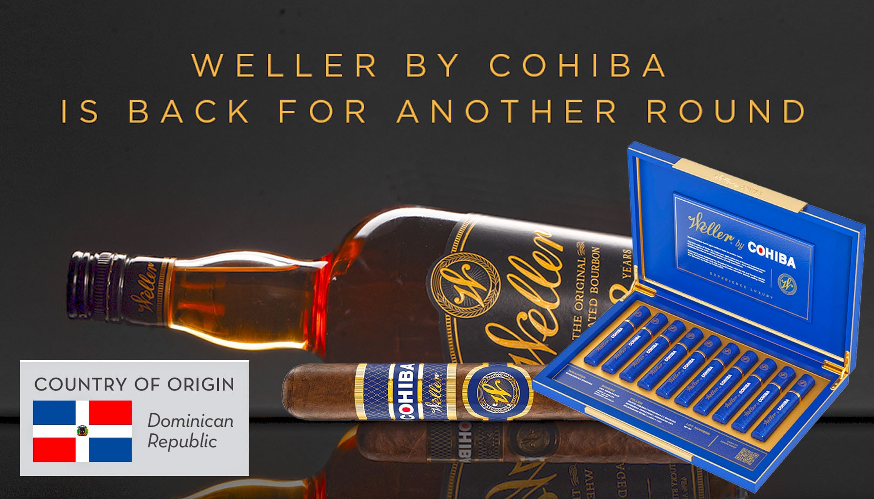 An illustration of the Weller by Cohiba 2024 Limited Edition cigar.