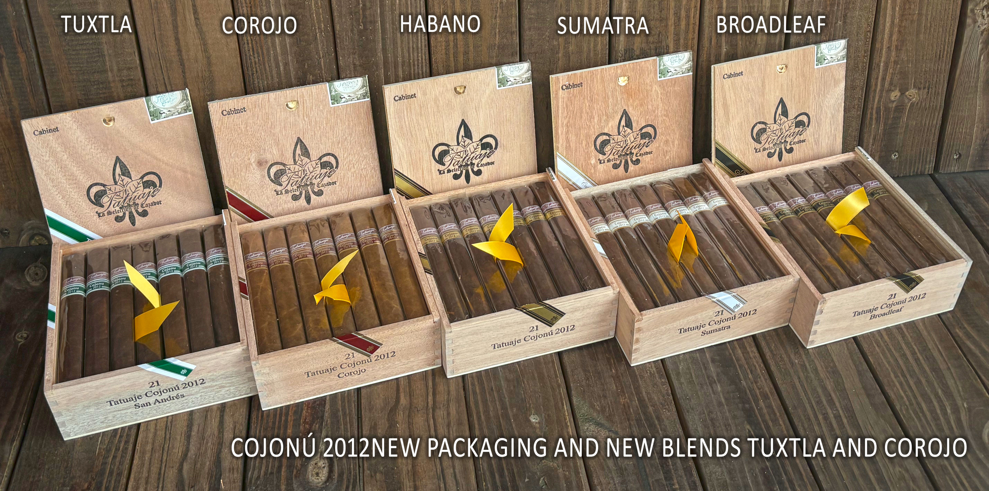 New Packaging Option 21 Count - New Tatuaje Cojonú 2012 