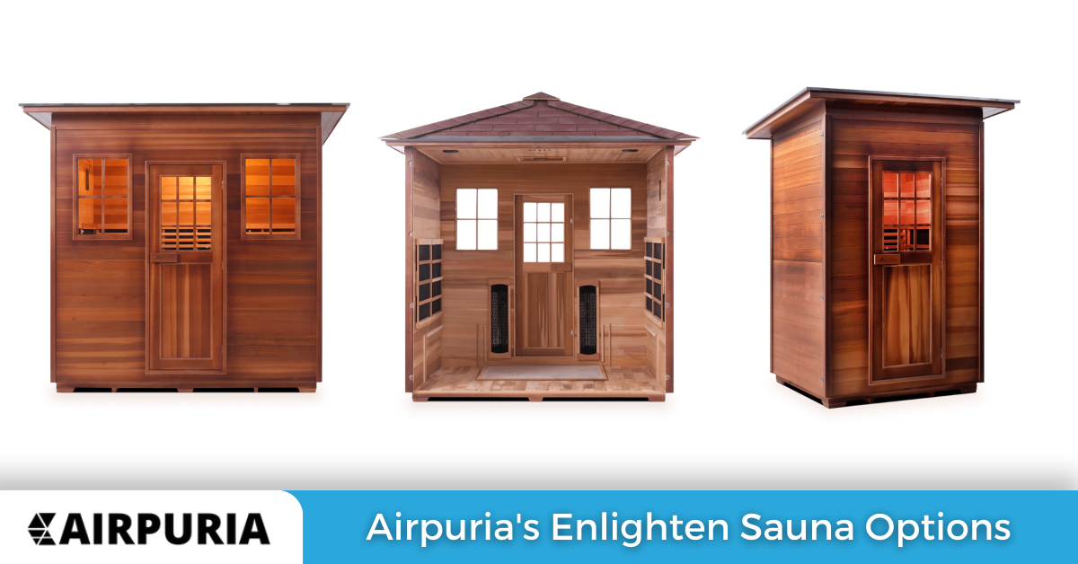Enhance Your Wellness Journey with Airpuria's Enlighten Sauna Products.