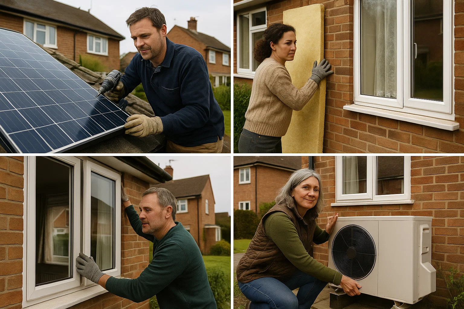 Comparison of green mortgage and green loan concepts showing different financing approaches for eco home improvements.