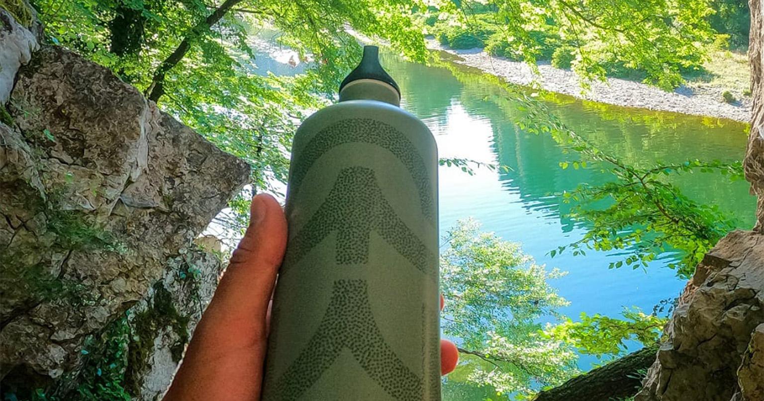 gourde d'eau wilsa outdoor pour la randonnée