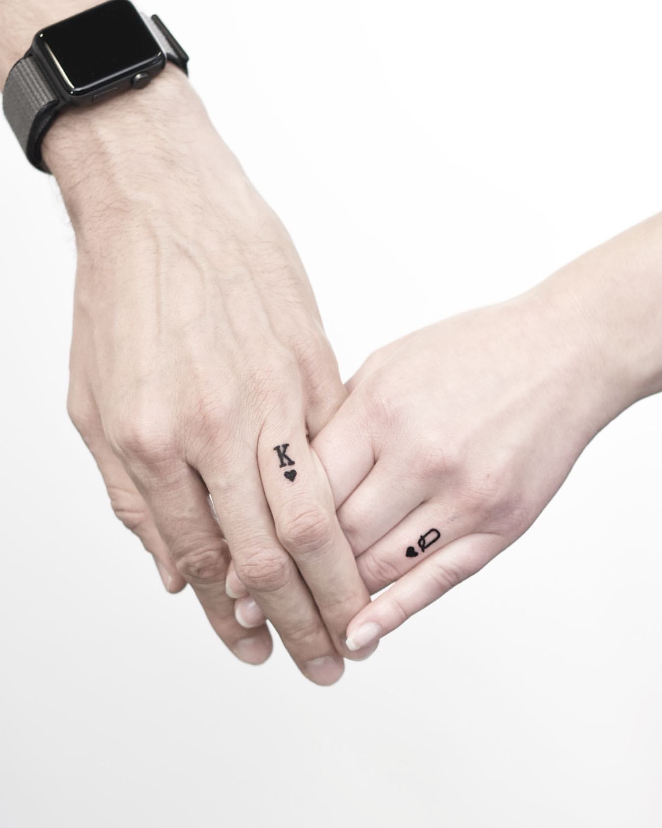 Partner Tattoo auf dem Finger