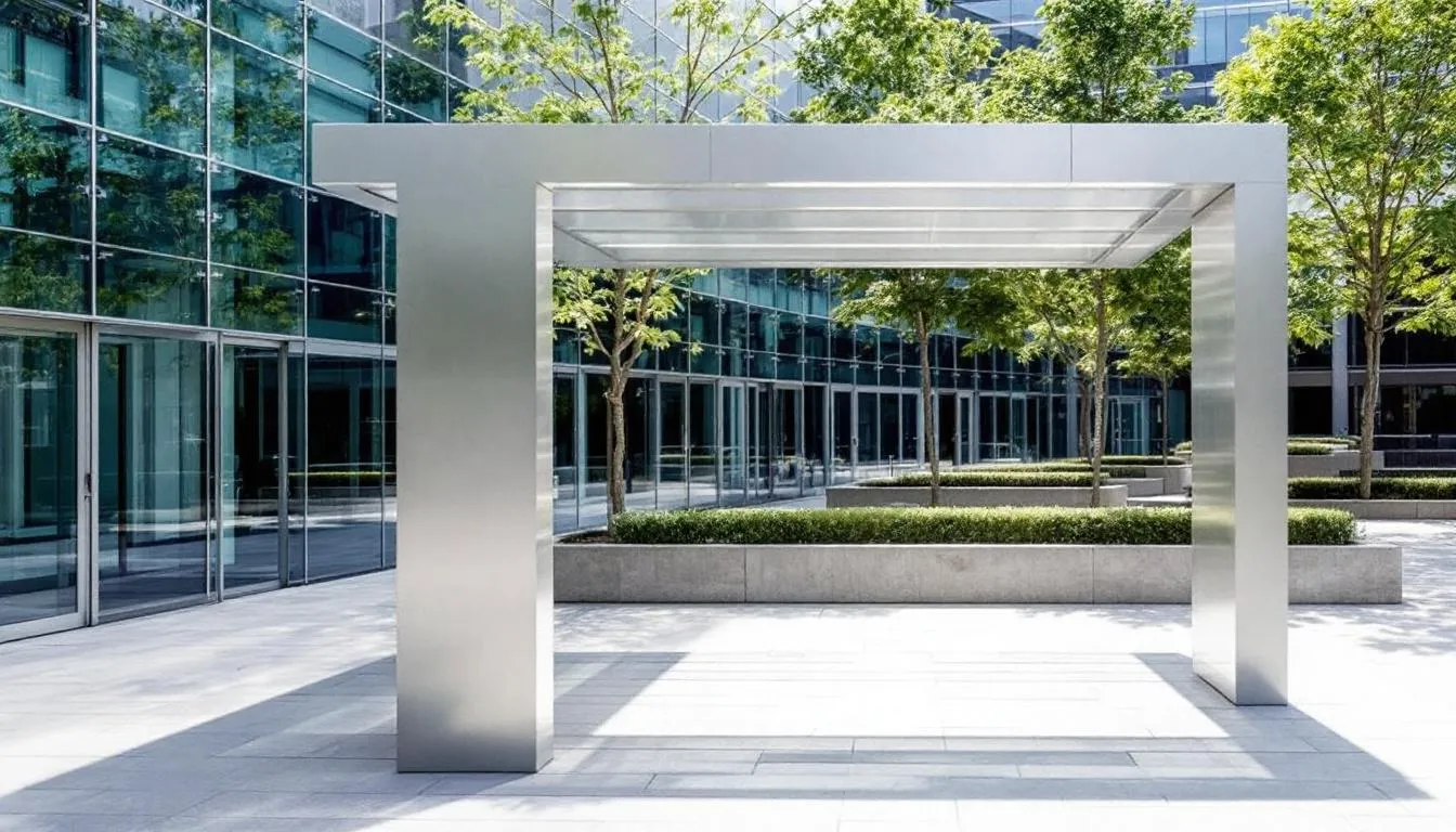 Een moderne setting met een onderhoudsvrije aluminium constructie, inclusief slanke aluminium schuifpuien en kozijnen die zorgen voor optimale thermische isolatie en energie-efficiëntie. De naadloze verbinding tussen binnen- en buitenruimtes creëert een comfortabele en esthetische uitstraling.