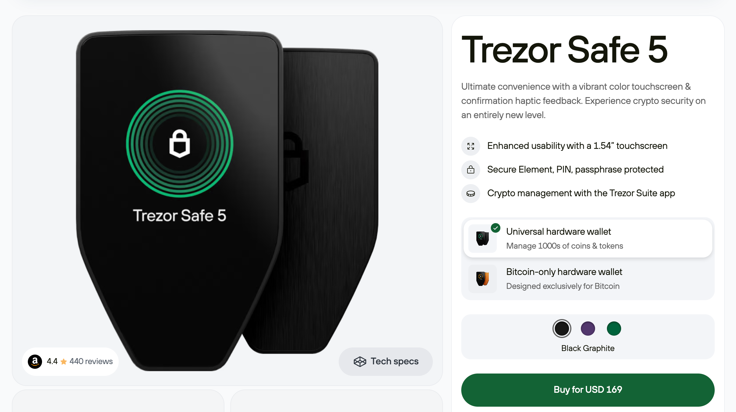 Cold wallet