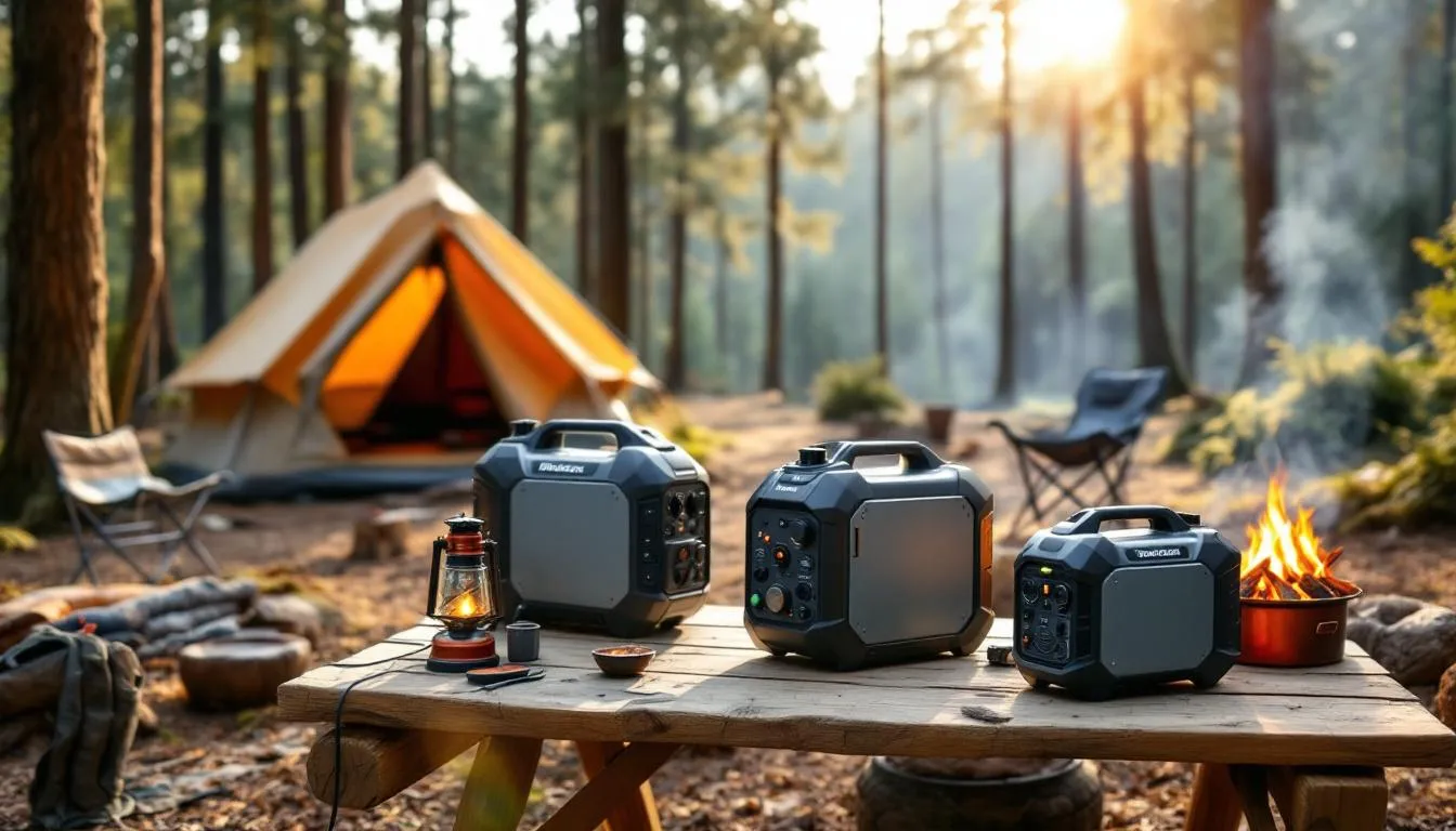 A selection of portable generators available for purchase.