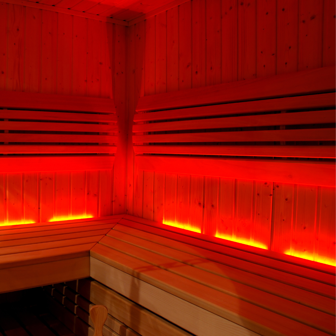 Image of an infrared sauna.