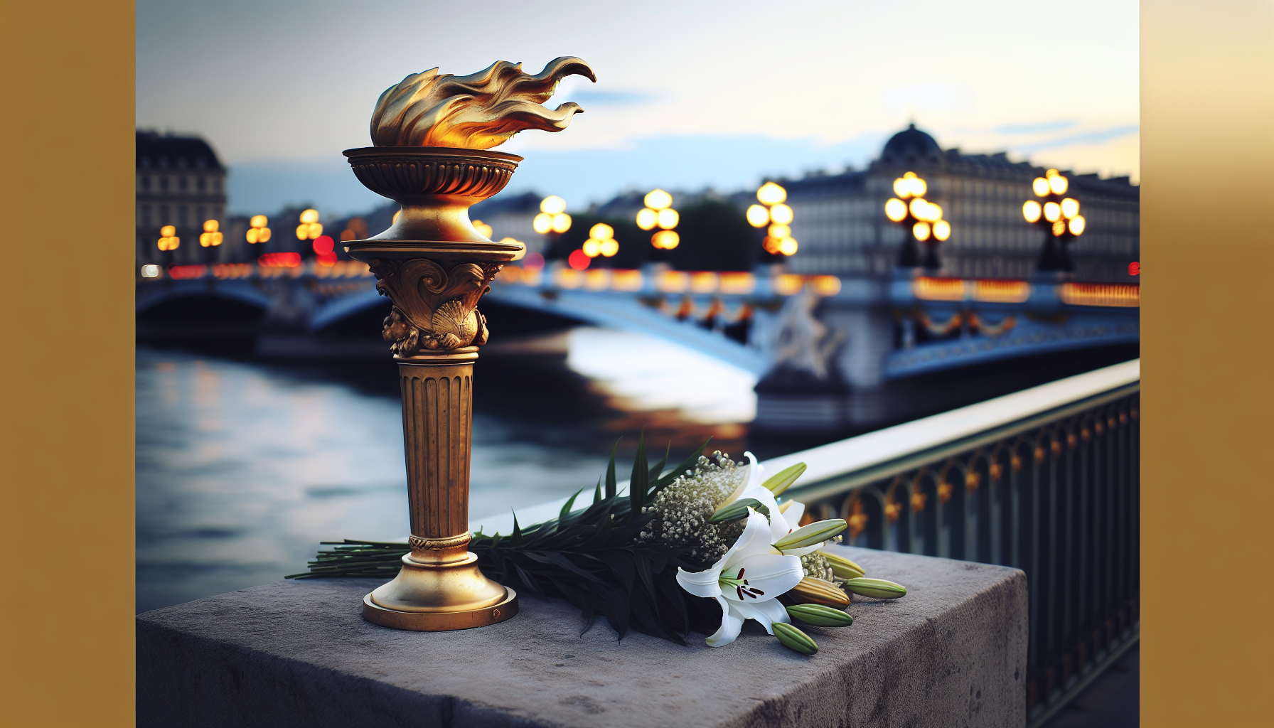 Flame of Liberty at Pont de l'Alma in Paris