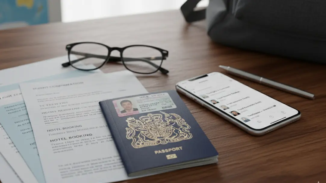 Post-visa approval checks including dummy ticket verification at borders