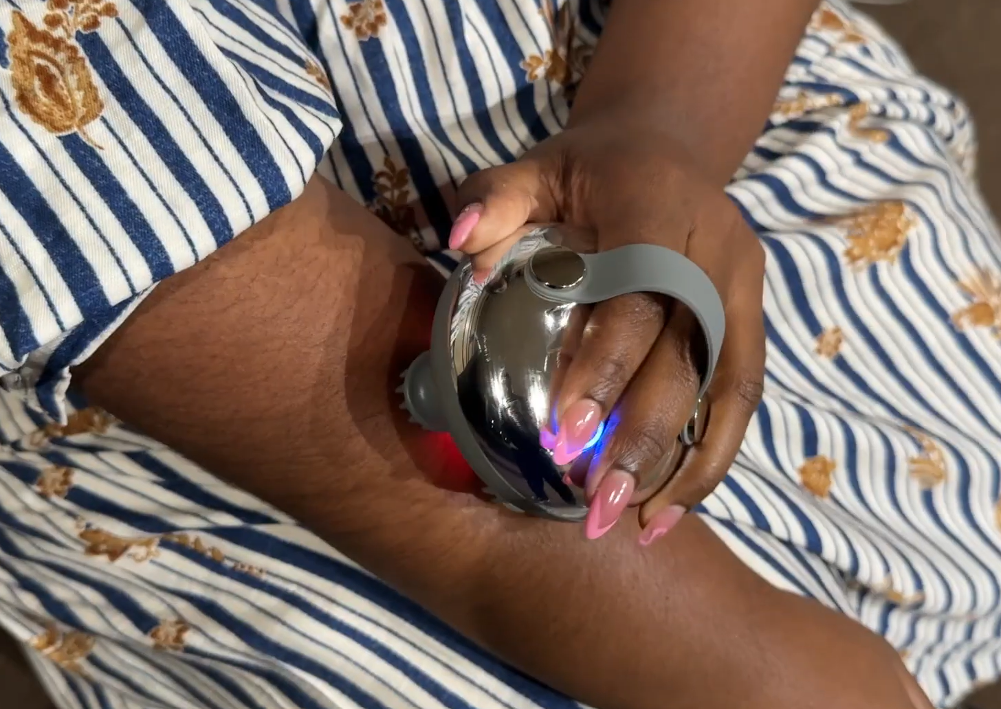 massager used on the arm