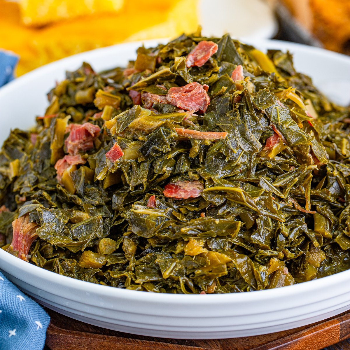 Collard Greens with Bacon - A Flavorful Twist to Complement Your Brisket