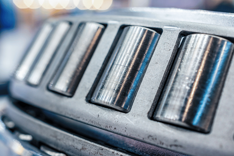 łożysko stożkowe z bliska