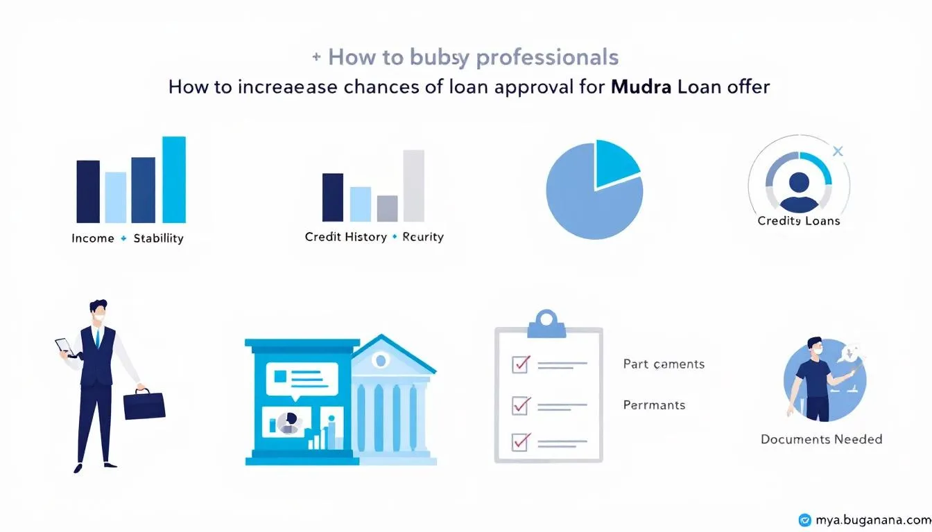 453e4e5a ae12 4e57 b6ad bdec4b63c4b9 Increasing chances of loan approval for Mudra Loans.