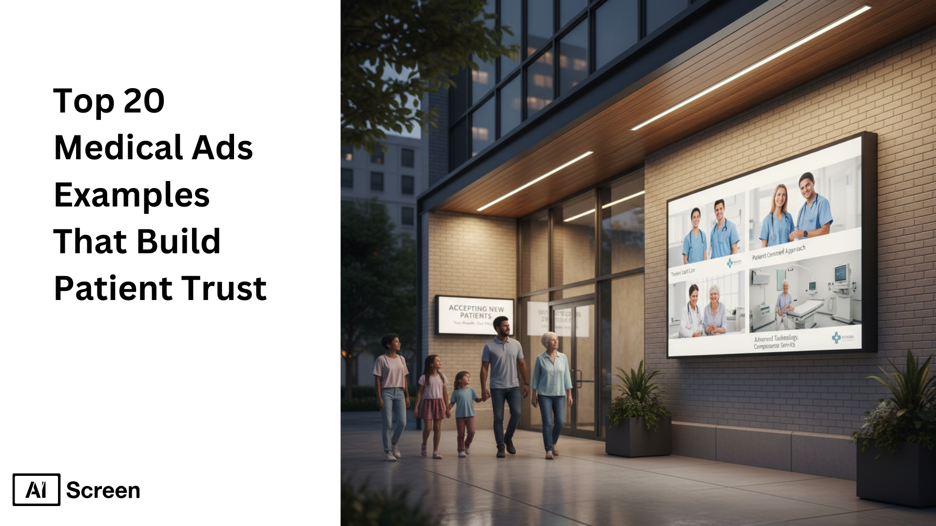 What Are Medical Signage Ads And How Do They Work? 1 creative medical ads examples that build patient trust