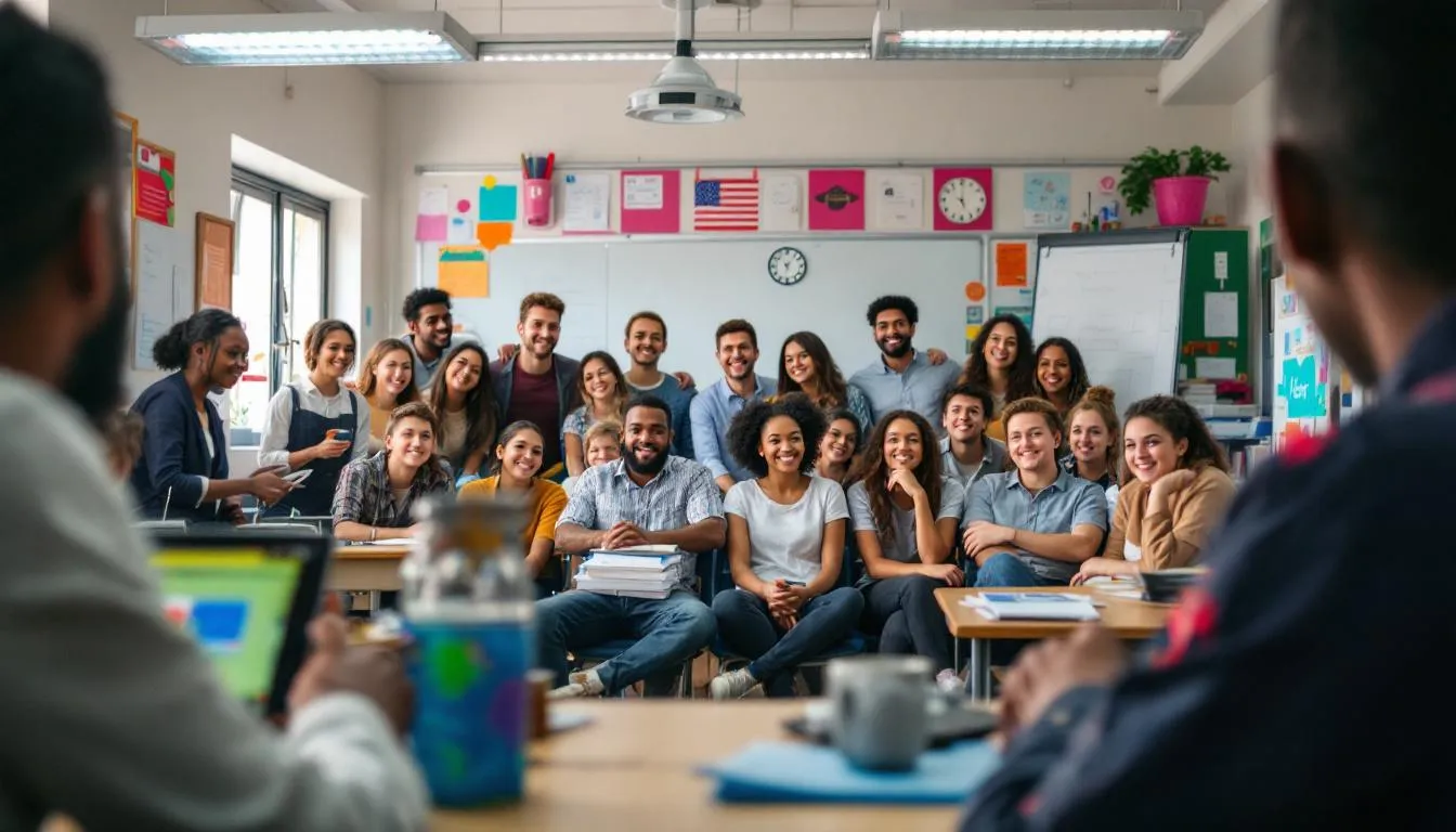 Un equipo de salón de belleza está revisando un cronograma de implementación en una pizarra, donde se discuten tareas y estrategias de automatización de marketing para mejorar la gestión de reservas y la experiencia del cliente. La escena refleja un ambiente colaborativo y enfocado en optimizar los procesos del negocio.