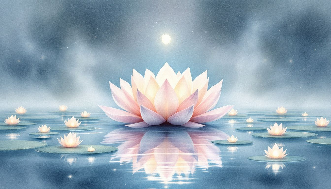 A peaceful meditation scene for maintaining balanced chakras.