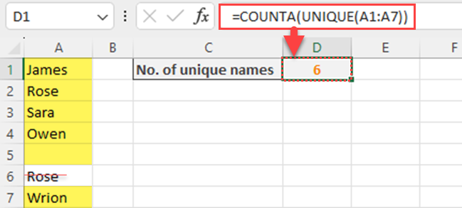 Distinct value counts including blanks