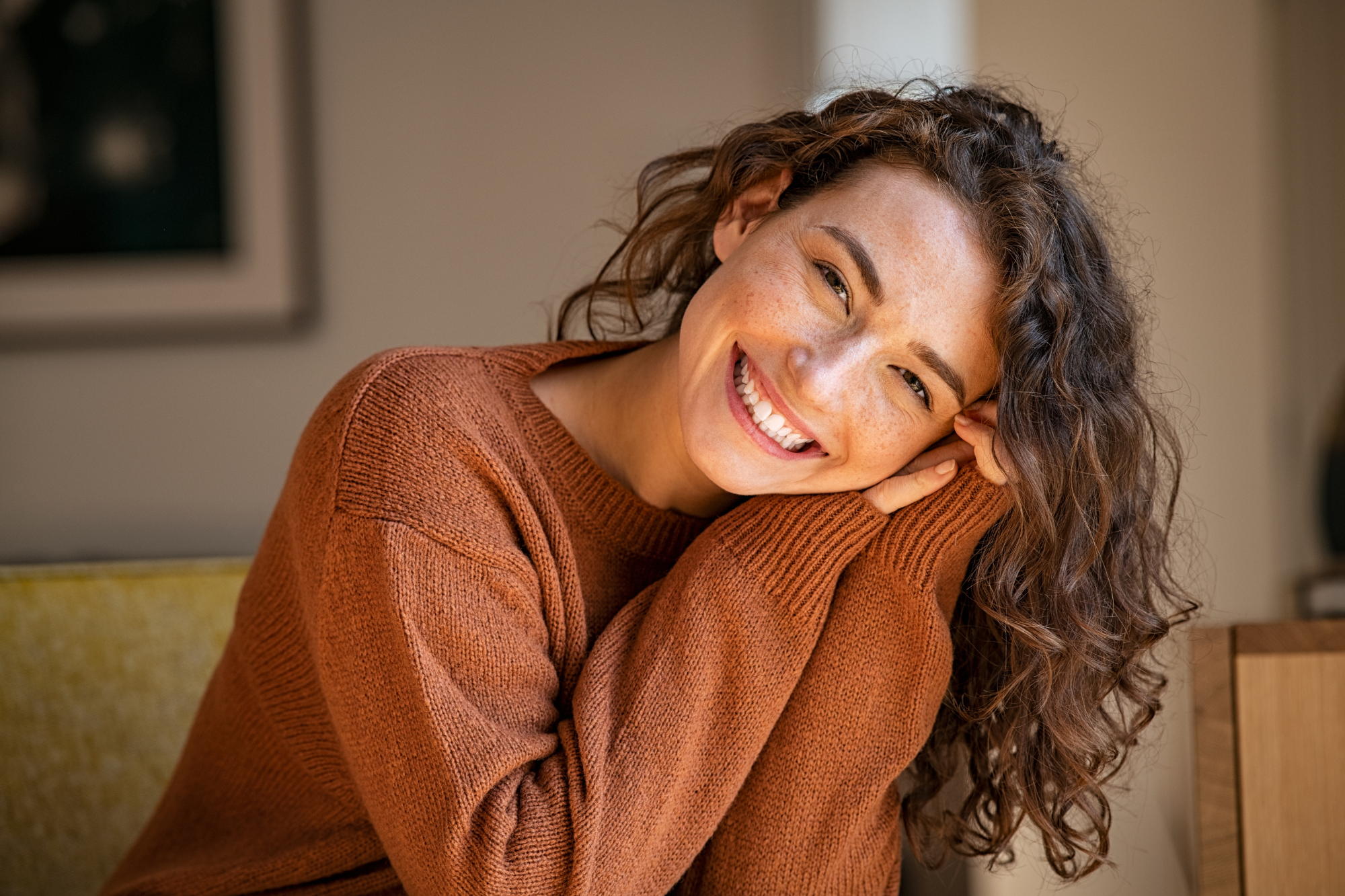 A healthy smile with strong teeth and no tooth decay