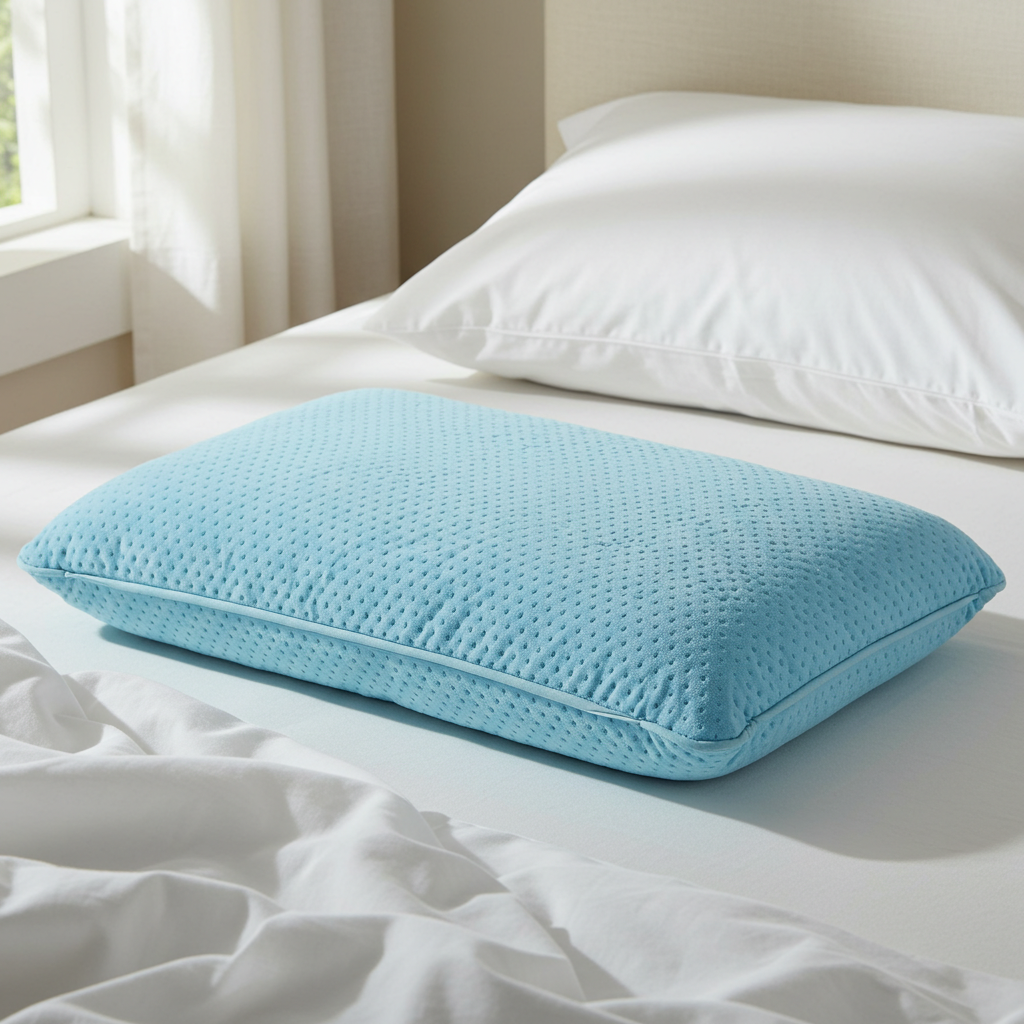 cooling pillow, cooling effect, pillow feels cooler than a regular pillow