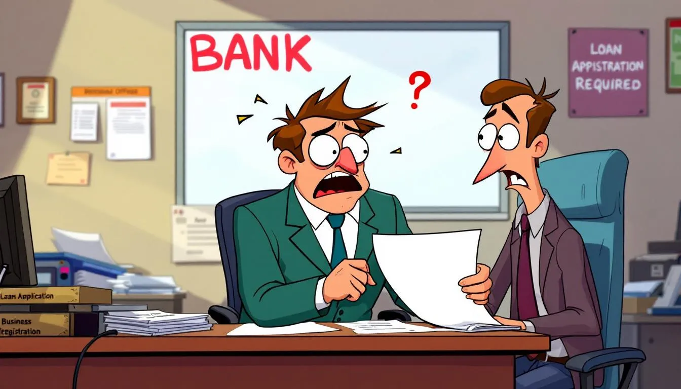 The importance of business registration for loans.