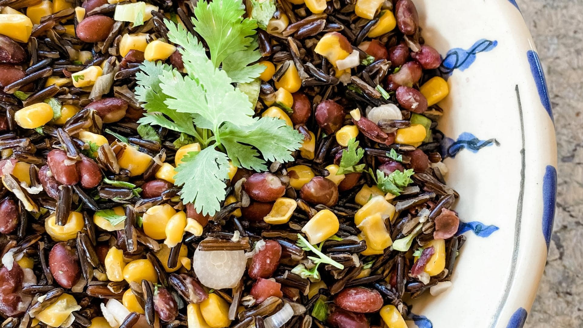 Sweet Corn, Brown Rice, and Wild Rice