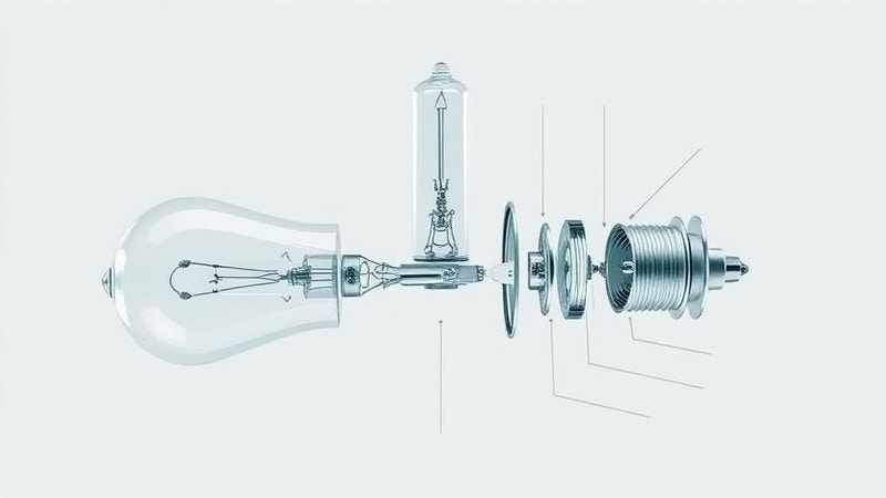 Detailed view of a Halogen bulb